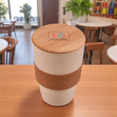 Eco Friendly Wheat Fibre Mug (450ml) Natural Wheat